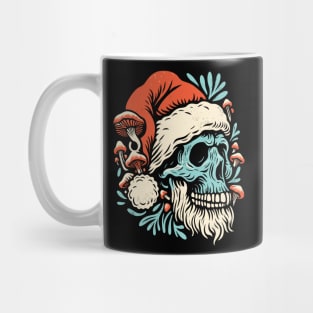 Santa Claus Skull with Fungi Mug